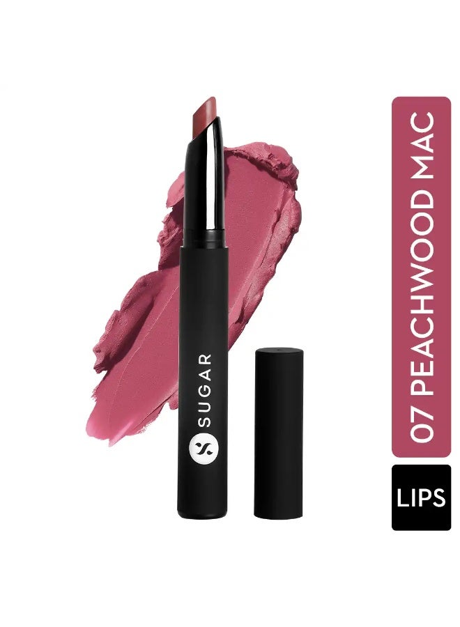 SUGAR Cosmetics Matte Attack Lipstick for Women | Transferproof & Smudgeproof | Lasts upto 12hrs | Enriched With Jojoba Oil | 2gm - Peachwood Mac - Image 2